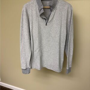 Old Navy Gray Quarter-Zip Sweatshirt